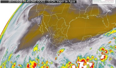 Se prevén tormentas muy fuertes en Chiapas, y fuertes en Oaxaca, Tabasco, Yucatán, Campeche y Quintana Roo