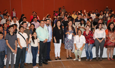 Clausura del Encuentro con Niñas, Niños y Adolescentes sobre cambio climático en Villahermosa, Tabasco