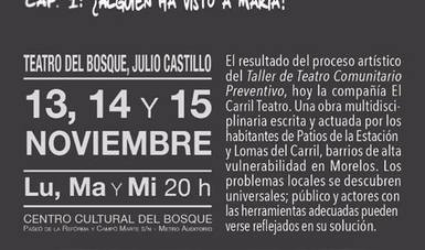 Teatro preventivo de Jorge Correa debuta en el Teatro Julio Castillo