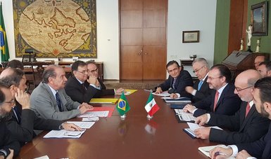 Buscan México y Brasil aumentar diálogo político e intercambio comercial