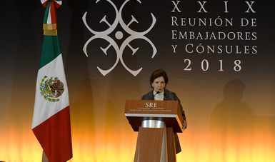 La secretaria de Cultura, María Cristina García Cepeda, participó en la XXIX Reunión de Embajadores y Cónsules por invitación del canciller de México, Luis Videgaray Caso