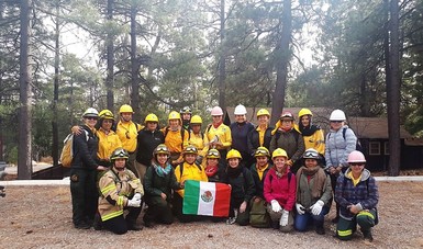 Participan doce mexicanas en segundo encuentro internacional sobre manejo del fuego