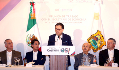 Se reúne el Secretario de Economía con el sector empresarial de Coahuila