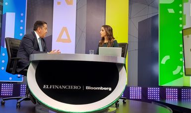 Miguel Siliceo Valdespino, Director General Adjunto Financiero de Bancomext, en entrevista para El Financiero Bloomberg TV