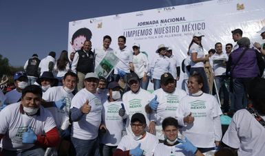 Limpiemos Nuestro México en sus ocho ediciones anteriores ha recolectado más de 240 mil toneladas de basura y ha contado con la participación de 44.7 millones de personas en todo el país.