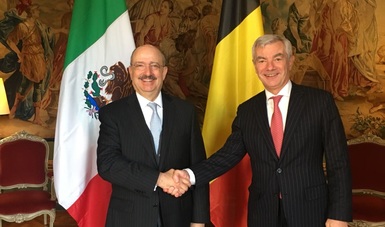 El Subsecretario Carlos De Icaza celebra reunión de trabajo con su homólogo belga, Dirk Achten, para impulsar la relación bilateral