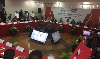 Primera Sesión Ordinaria de la Comisión Estatal de Productividad de Sonora 2018