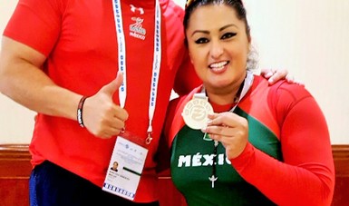 La mexicana Ángeles Ortiz registró nuevo récord en el Grand Prix de Dubái.