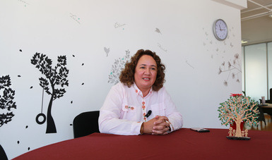 Mtra Olaya Hernández, Directora de Educación Inicial del Conafe.