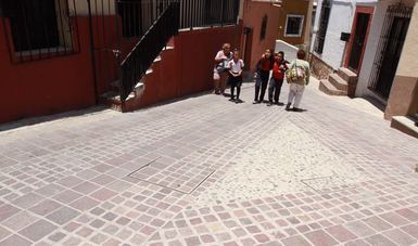 Con acciones de mejoramiento urbano la SEDATU recuperó los callejones Cuetero y Carrica, en la Colonia Dos Ríos en Guanajuato