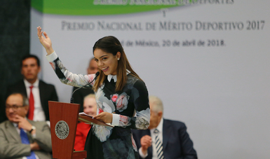 El Premio Nacional de Deportes 2017 fue entregado en la Residencia Oficial de Los Pinos.
