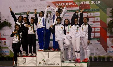 Baja California se consolidó como campeón del Nacional Juvenil 2018 en Esgrima, luego de conseguir 12 medallas: seis de oro, tres de plata y tres de bronce.
En segunda posición finalizó  Jalisco con 10 preseas: tres oros y siete bronces; mientras que  el