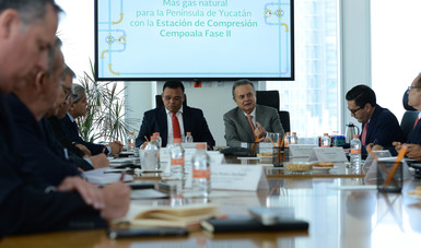 Inversión pública y privada por mil 750 millones de pesos para hacer frente a la creciente demanda de gas natural en la península de Yucatán