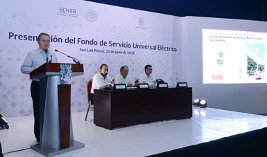 San Luis Potosí alcanzará 98% de cobertura eléctrica con el Fondo de Servicio Universal Eléctrico