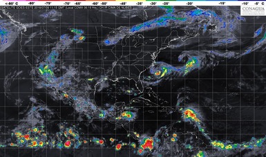 Se prevén tormentas muy fuertes en Veracruz, Oaxaca y Chiapas.