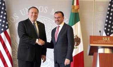 Remarks to the Media by Foreign Secretary Luis Videgaray with U.S. Secretary of State Mike Pompeo