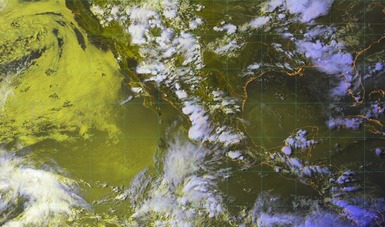 Imagen satelital de México con nubosidad.
Logo oficial de la Comisión Nacional del Agua.