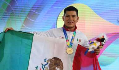 Antonio Vázquez afirmó que se preparó muy bien para llevarse la presea dorada a México; al mismo tiempo agradeció el apoyo de la Comisión de Cultura Física y Deporte (CONADE).

