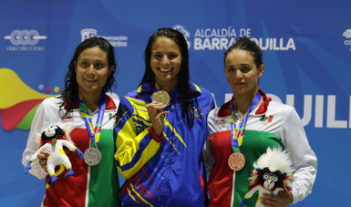 La Selección Mexicana de Natación cosechó seis medallas: dos oros, dos platas y dos bronces, además de imponer dos récords en los Juegos Centroamericanos y del Caribe Barranquilla 2018.  