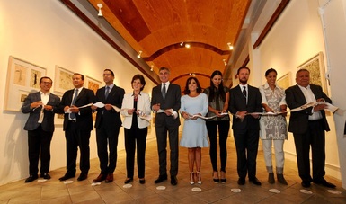 La exposición Gráfica de Francisco Toledo fue inaugurada por la secretaria de Cultura del Gobierno de la República, María Cristina García Cepeda,  y el gobernador del estado de Puebla, José Antonio Gali Fayad