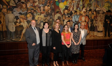 En el anuncio del proyecto asistieron Salvador Rueda, Rodolfo Rodriguez, Koldo García, Vania Ramírez y Magdalena Zavala.