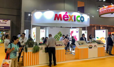 Stand de México en Asia Fruit Logistica