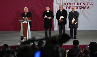 Conferencia de prensa del presidente Andrés Manuel López Obrador del jueves 3 de enero de 2019