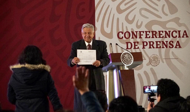 Presidente Andrés Manuel López Obrador presentó su declaración de bienes patrimoniales 