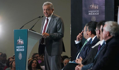 Presidente Andrés Manuel López Obrador aseguró que se  serenará Tamaulipas con crecimiento económico y bienestar