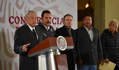 Conferencia de prensa encabezada por el presidente de México, Andrés Manuel López Obrador