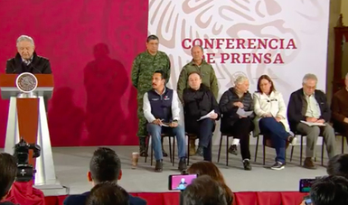 Conferencia vespertina del presidente Andrés Manuel López Obrador
