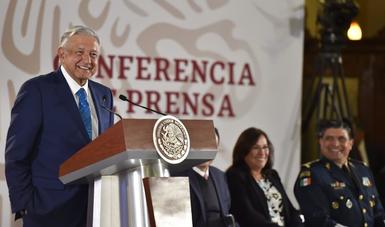 Conferencia de prensa matutina del presidente Andrés Manuel López Obrador 