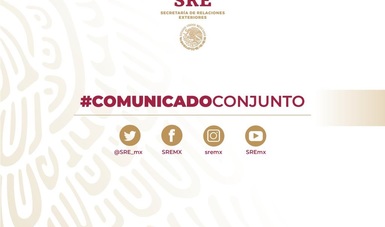Comunicado Conjunto SRE-SSPC