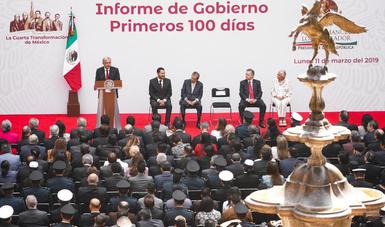 Asiste el Vocal Ejecutivo del FOVISSSTE, Agustín Gustavo Rodríguez López, al informe de los primeros 100 días de Gobierno