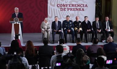 Conferencia de prensa encabezada por el presidente de los 
Estados Unidos Mexicanos, Andrés Manuel López Obrador