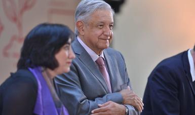 Presidente, Andrés Manuel López Obrador, desde Palacio Nacional