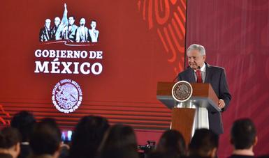 Conferencia de prensa del presidente Andrés Manuel López Obrador del 18 de marzo de 2019