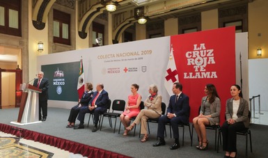 Inicio de la Colecta Nacional 2019 de la Cruz Roja Mexicana