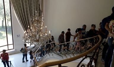 Recintos como la Casa Miguel Alemán concentraron el interés de los visitantes este domingo.