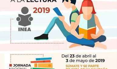 Inaugura el INEA La Jornada Nacional De Donación De Libros 2019
