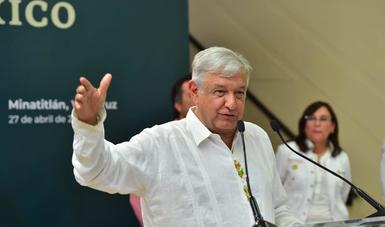 Presidente López Obrador en Minatitlán 