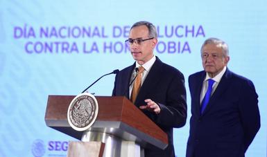 Dr. Hugo López Gatell y el Presidente de México Andrés Manuel López Obrador.