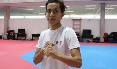 El taekwondoín de 22 años buscará su lugar en Juegos Panamericanos.