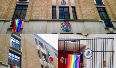 Acompañan embajadas y consulados campaña en favor de la diversidad LGBT+