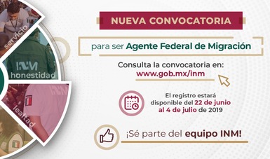 Amplía INM número de plazas para Agentes Federales de Migración