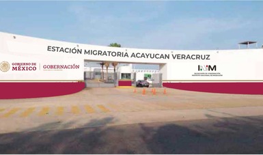 Avanza INM en restablecimiento de abasto de agua en Estación Migratoria de Acayucan, Veracruz