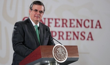 El canciller Marcelo Ebrard anunció avances en las acciones realizadas por el Gobierno de México en materia de Migración 