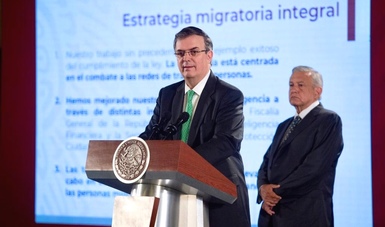 México y EE. UU. cumplen con éxito acuerdo bilateral en materia migratoria y hacen frente al tráfico de armas