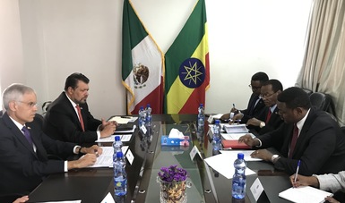  Concluye la visita de trabajo a Etiopía del subsecretario Ventura 