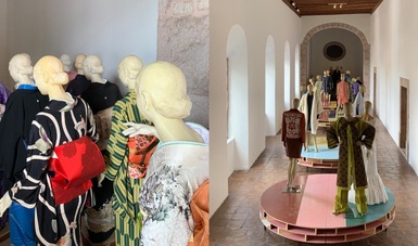 La muestra se integra por kimonos pertenecientes a Minoru Kobayashi, quien radica en Michoacán desde 1980, más piezas de cinco diseñadores de moda mexicana contemporánea.